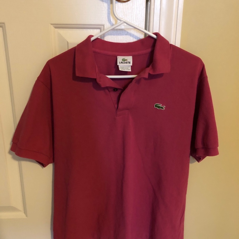 Purple Lacoste medium polo